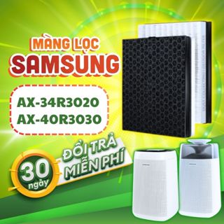 Màng lọc không khí Samsung AX40R3030WM/ AX34R3020WW. Bộ lọc máy lọc không khí Samsung HEPA và Carbon