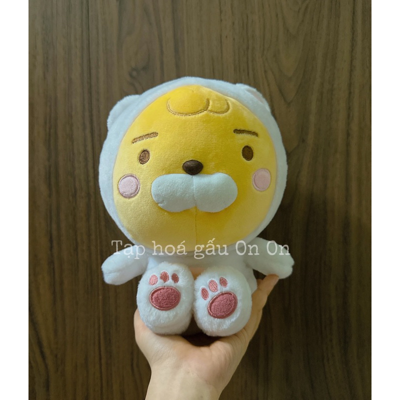 [Ryan Kakao friends] gấu bông rian gấu lông tuyết trắng mềm mịn hãng