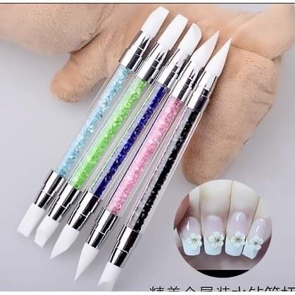 Bộ cọ Silicon (5 cái)  làm móng tay nail