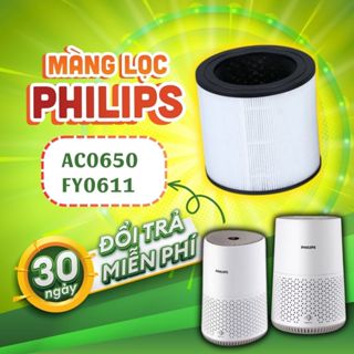Lõi lọc không khí Philips AC0650/10, model FY0611 - Màng lọc thay thế cho máy lọc không khí Philips