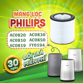 Lõi lọc không khí Philips AC0820, AC0819, AC0810, AC0830, AC0850, model FY0194 - Màng Hepa giá rẻ