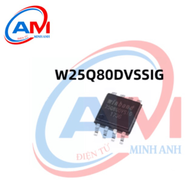 IC Nhớ 25Q80BVSIG 25Q80 SOP-8 chính hãng Winbond