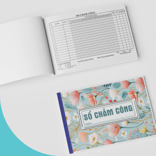 SỔ CHẤM CÔNG  - 100 TỜ  - KHỔ A4 - IN 2 MẶT