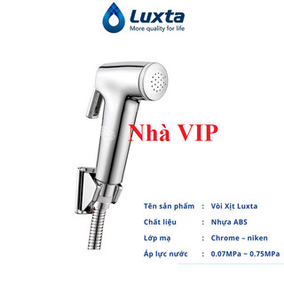 Vòi xịt vệ sinh cao cấp Luxta L5101CM, dây inox, bảo hành 12 tháng