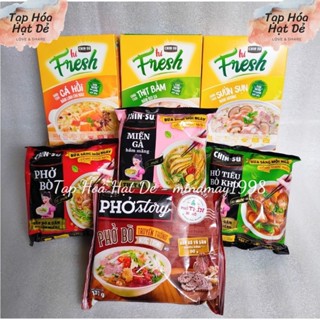 Bộ gói bữa sáng Chinsu chuẩn vị (gồm: phở bò, hủ tiếu bò kho, miến gà, phở Thìn story)