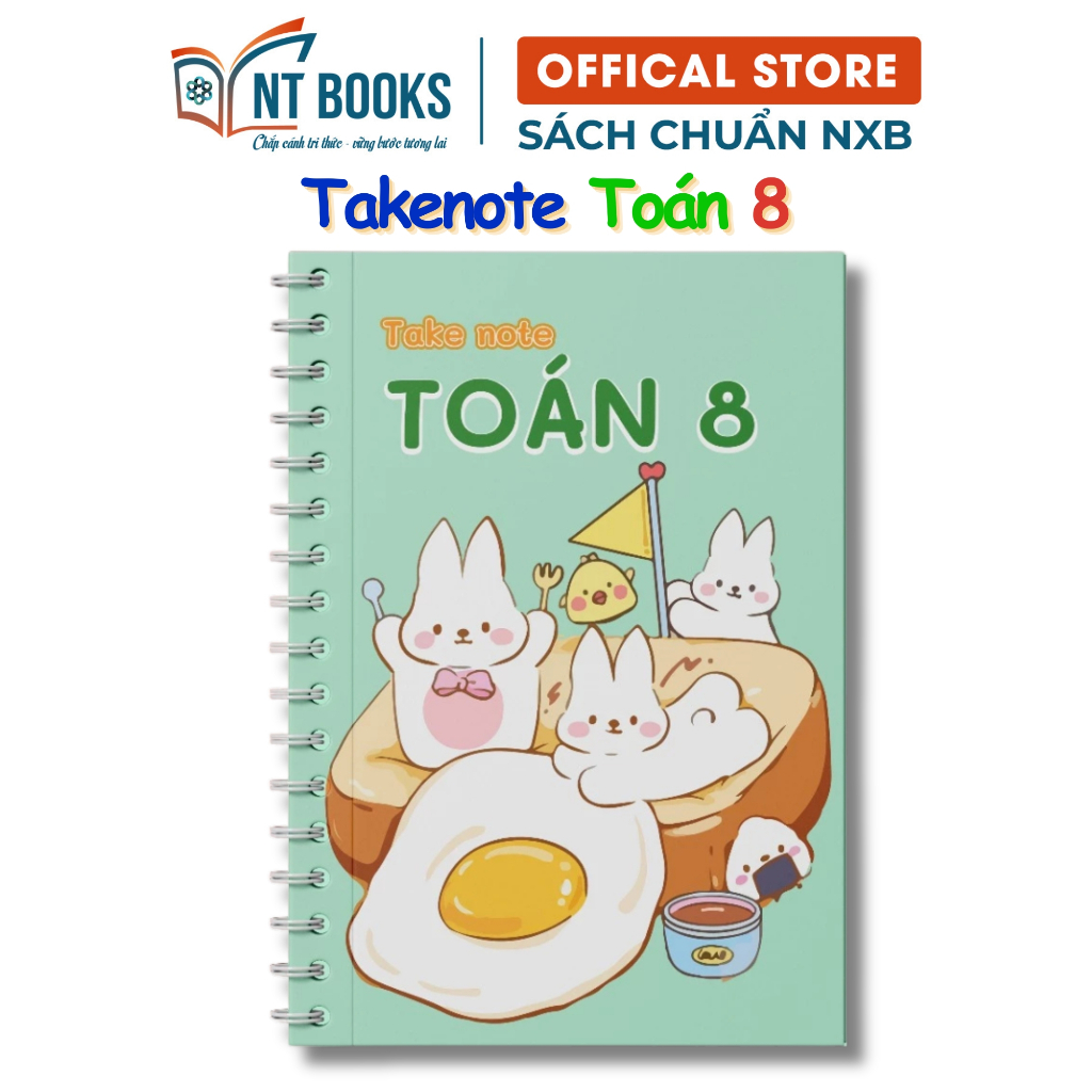 Sổ Giấy Lò Xo Take Note Toán 8 khổ A5 (Phiên Bản Mới Nhất) - TV