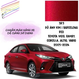 TOYOTA VIOS MÀU ĐỎ - BÌNH XỊT SƠN XÓA VẾT XƯỚC Ô TÔ 400ML (MÃ MÀU 3R3)