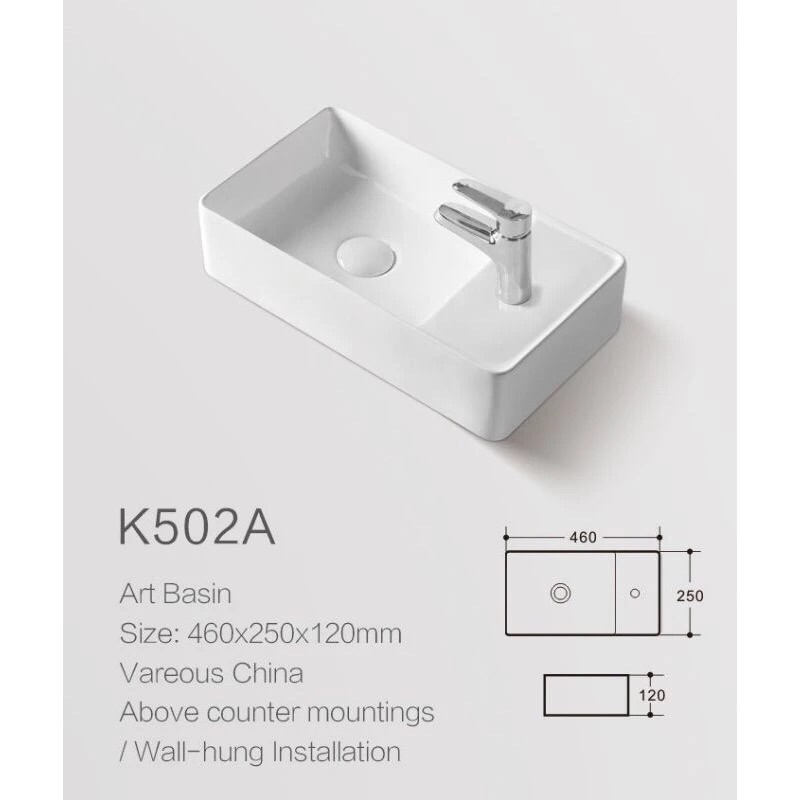 Lavabo treo tường mini kích thước nhỏ, Lavabo y tế phòng mạch có thể đặt bàn ( Nhiều kt, tặng kèm ốn