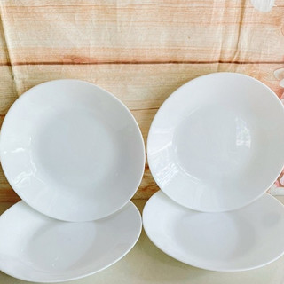 Combo 2 dĩa sứ paste 22cm lòng sâu - đĩa sứ đẹp