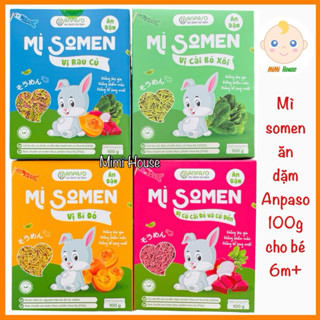   Date 5 2026  Mì somen tách muối  ăn dặm Anpaso 100g cho bé 6m+ 