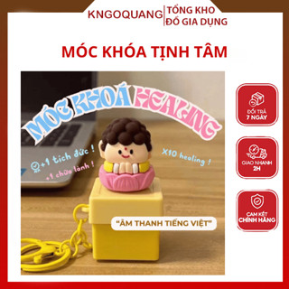  Móc khoá tịnh tâm xả stress Móc Khoá Bàn Phím Cơ Tích Đức Tịnh Tâm Kèm Giọng Nói Đèn Led Móc Khoá Keycap Dễ Thương 