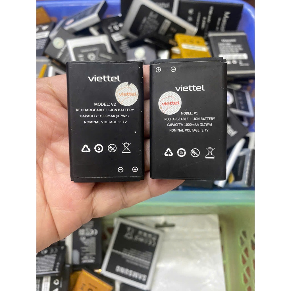 Pin điện thoại sumo viettel V1/V2/V3/G1/G2/X1205... Zin bóc máy (Cũ) 1000mAh