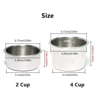 Basket 51mm - Giỏ Lọc Đơn Đôi 51mm