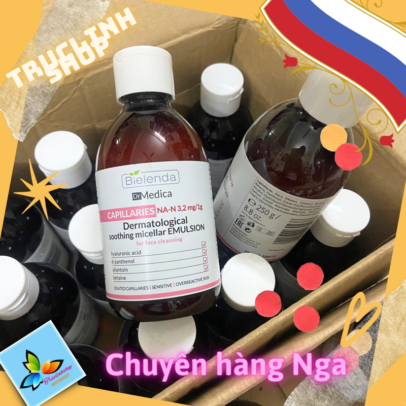 Toner Bielenda Dr Medica Anti-acne Dermatological Toning Liquid làm sạch sâu dịu da, giảm mụn, kiềm dầu nhờn 250ml Balan