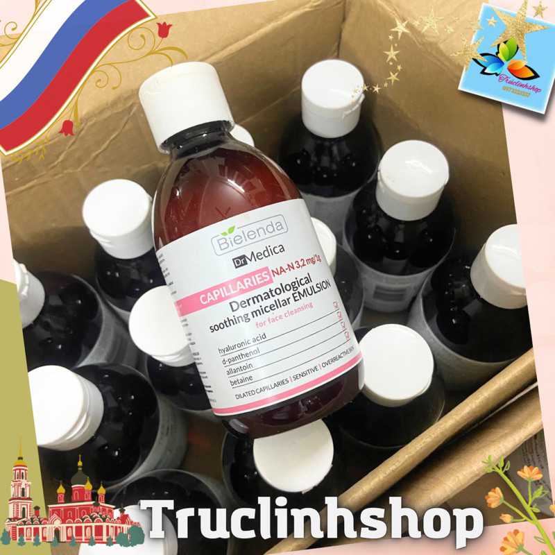 Toner Bielenda Dr Medica Anti-acne Dermatological Toning Liquid làm sạch sâu dịu da, giảm mụn, kiềm dầu nhờn 250ml Balan