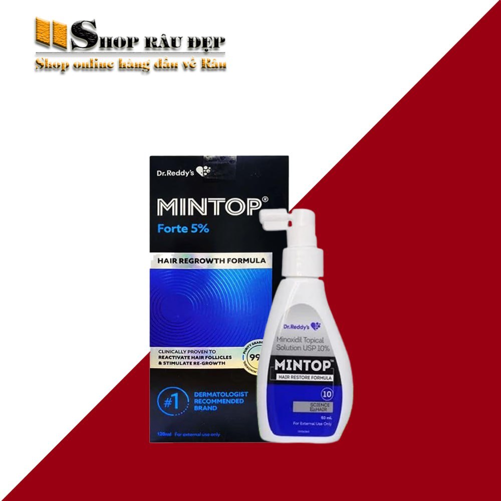 [ TẶNG 1 LCLT ] Hỗ Trợ mọc râu Minoxidil 10% Mintop