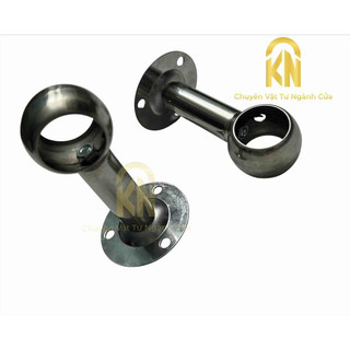 Cốc chân inox bắt cây  phi tròn tủ áo