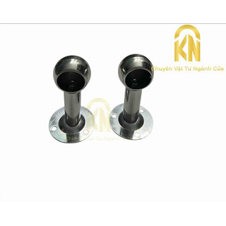 Cốc chân inox bắt cây  phi tròn tủ áo