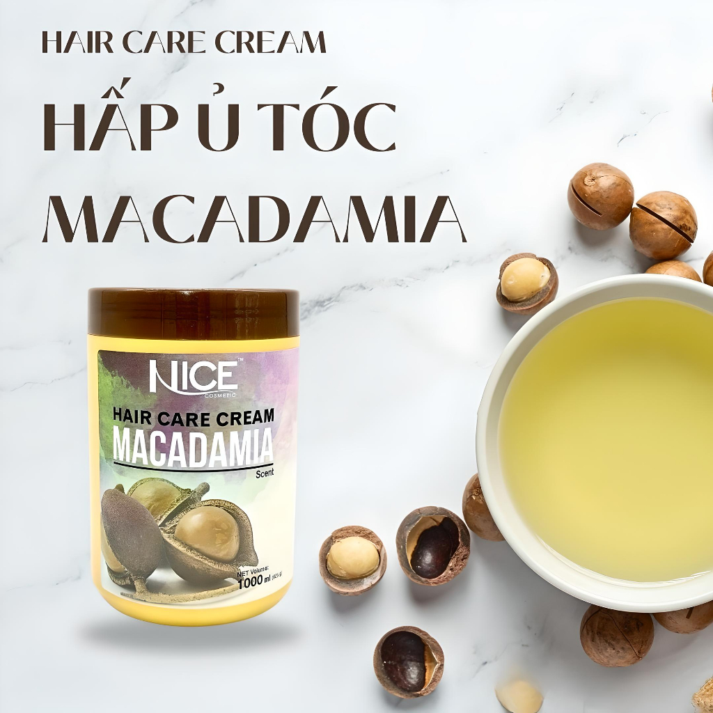 Kem Hấp Ủ Tóc Tinh Dầu Hạt Macadamia 1000ml