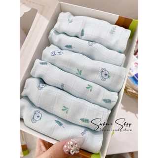 Khăn sữa Mipbi 3 lớp sợi tre