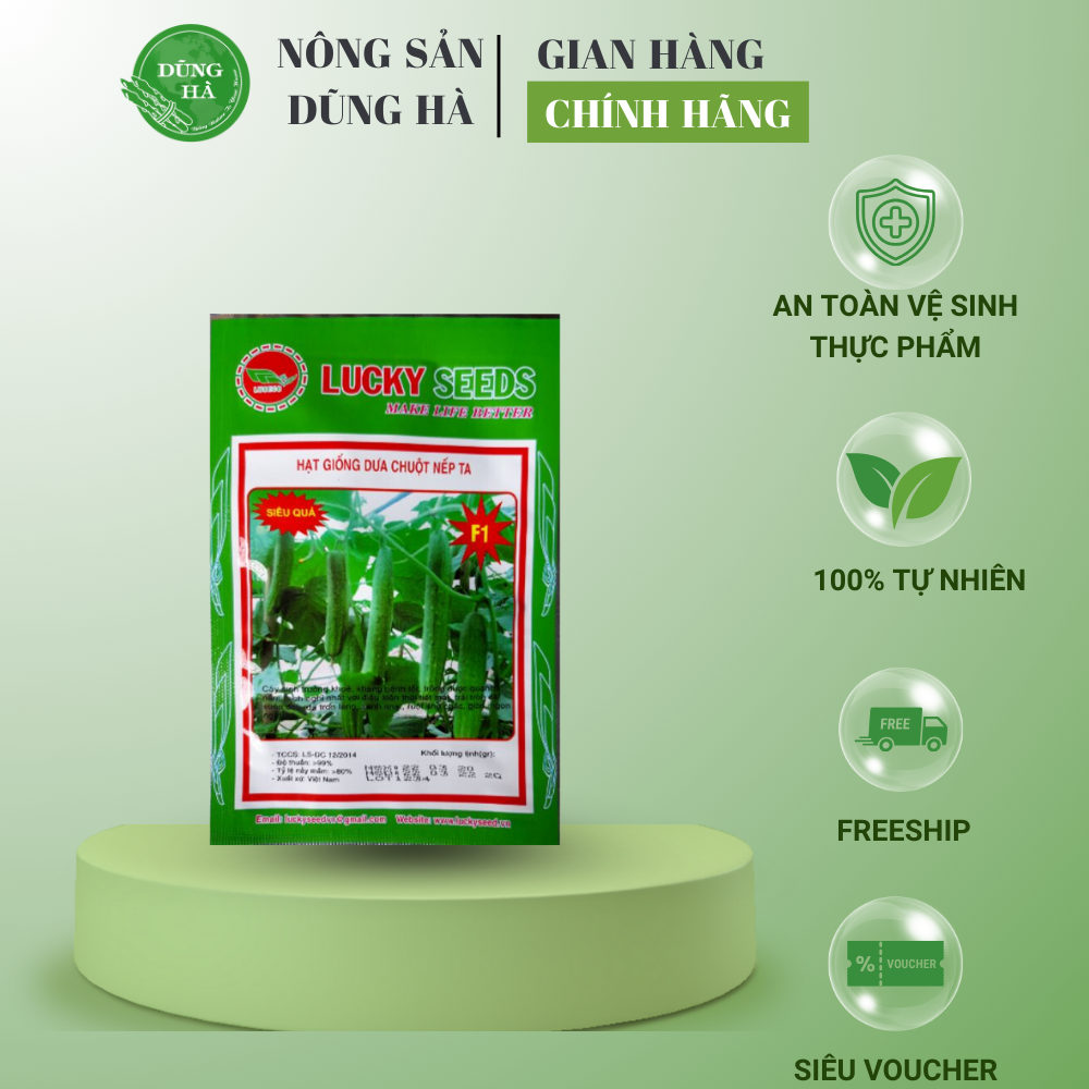 Hạt giống dưa chuột nếp ta 10 hạt