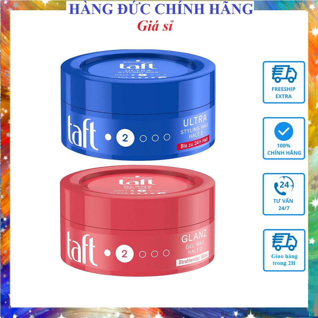 Sáp vuốt tóc Taft Đức 75ml
