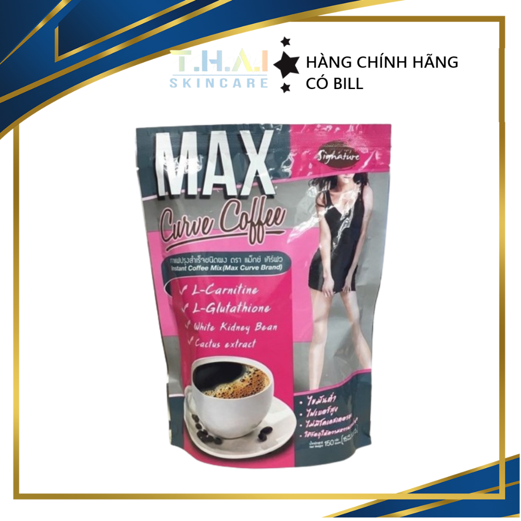 Cà phê giảm cân Max Curve Coffee Thái Lan túi 10 gói
