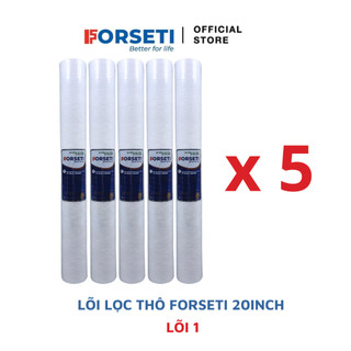  Sỉ 25 lõi lọc thô số 1 20inch cấu tạo từ màng PP ép mịn 5 Micron giúp loại bỏ tạp chất lọc đầu nguồn cho nước sinh hoạt 