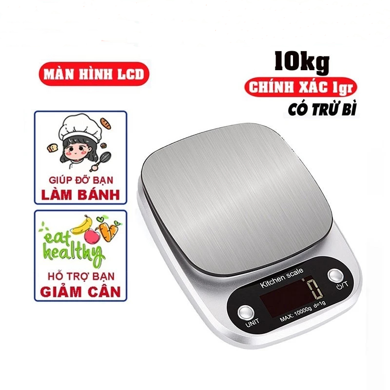 Cân tiểu ly điện tử nhà bếp mini 10kg