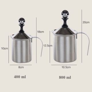 CA ĐÁNH SỮA LẠNH TẠO BỌT 400ml - 800ml