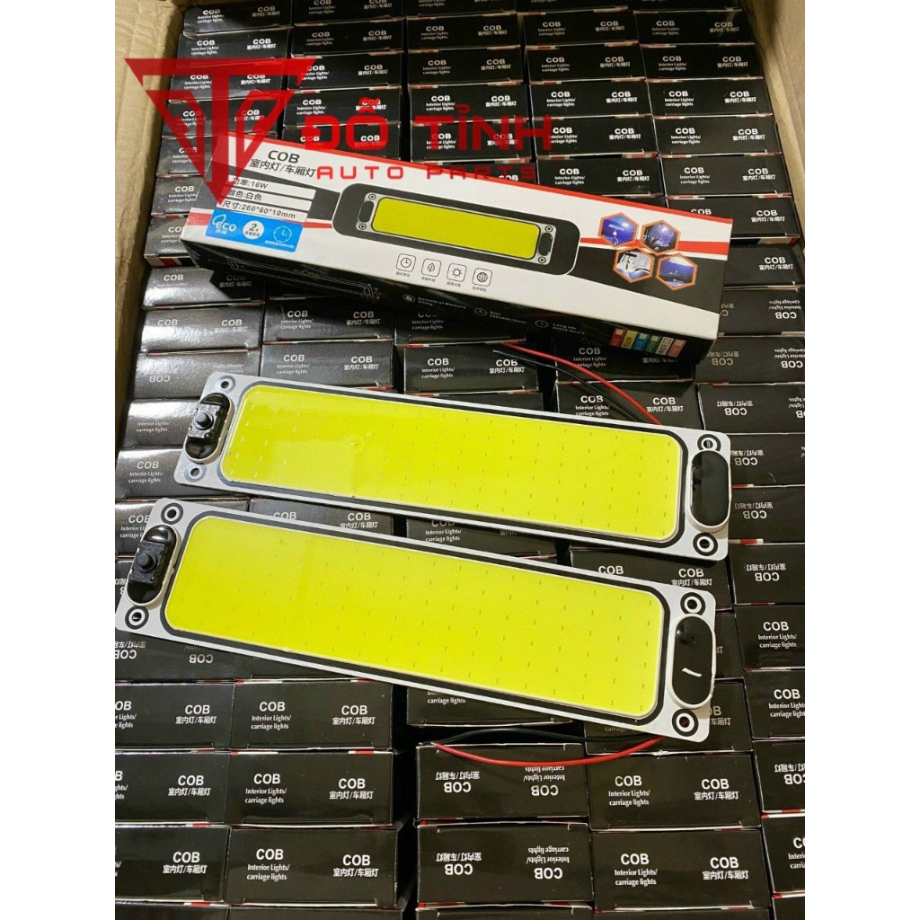  Combo 10 Đèn trần cabin. Đèn thùng xe cob siêu dáng chống nước. 