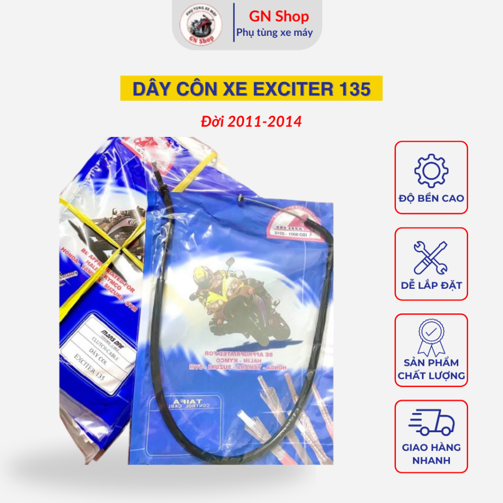 [HỎA TỐC] Dây côn Exciter 135 của Mars One, dây côn xe máy Ex 135 - GN Shop
