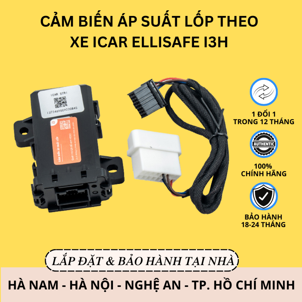 Cảm Biến Áp Suất Lốp Theo Xe Ô Tô Hyundai Creta 2022  ICAR Ellisafe I3H | Chính Hãng