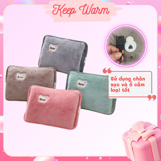 Túi sưởi ấm, túi chườm nóng cắm điện BEAR