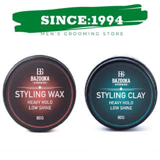 Sáp Vuốt Tóc Tạo Kiểu Tóc Bazooka Grooming Styling Clay, Styling Wax - Chính Hãng