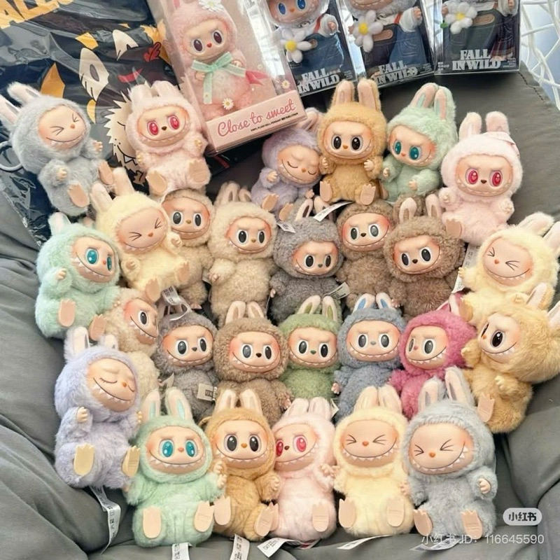 [THANH LÝ XẢ LỖ] Hộp Mù Blind Box Labubu v1 V2 Móc Khóa Labubu Macaron Pop Mart v1