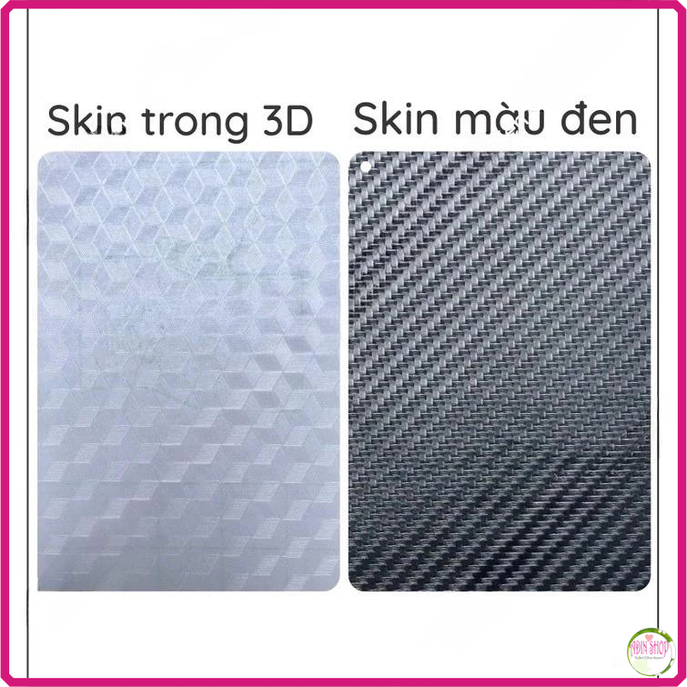 Miếng dán mặt lưng skin carbon iPad 10.2