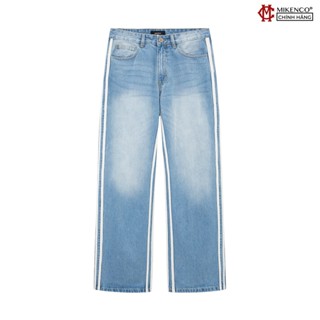 Quần jean unisex MIKENCO Double Tape Straight Jeans Blue