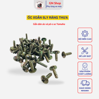 [HỎA TỐC] Ốc Xoắn 5 Ly Răng Thưa Gắn Dàn Áo Và Pô Xe Yamaha Exciter135-150-155 Sirius R-RC-RL-FL GN Shop