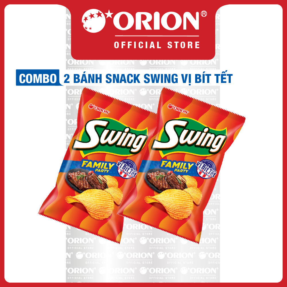 Combo 2 bánh snack swing vị bittet kiểu New York 152G