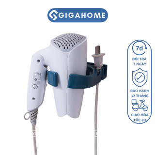 Giá Treo Máy Sấy Tóc, Đồ Dùng Nhà Tắm Dán Tường Chịu Lực GIGAHOME 333