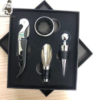 Bộ Dụng Cụ Mở Nắp Chai Rượu Vang Tiện Lợi