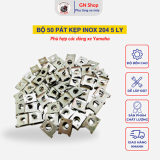 [HỎA TỐC] Bộ 50 Con Pat Kẹp Inox 5 Ly Gắn Dàn Áo Xe Yamaha Exciter 135-150-155 Sirius R-RC-RL-FL GN Shop