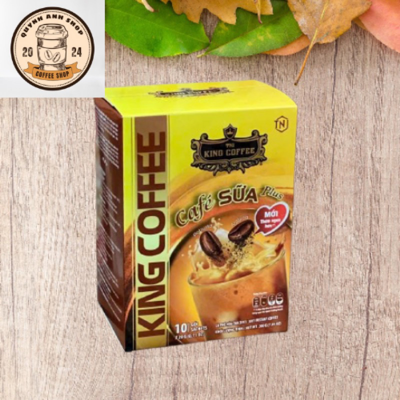 Cà Phê Sữa Hòa Tan King Coffee – Hộp 10 Gói Tiện Lợi