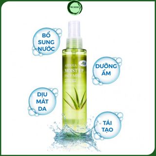 Xịt Khoáng Dưỡng Ẩm Nha Đam Aspasia Moist Up Face Mist tiện lợi cấp ẩm hiệu quả 150ml - Mibebe