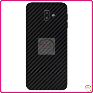 Miếng dán skin carbon mặt lưng Samsung J6 plus