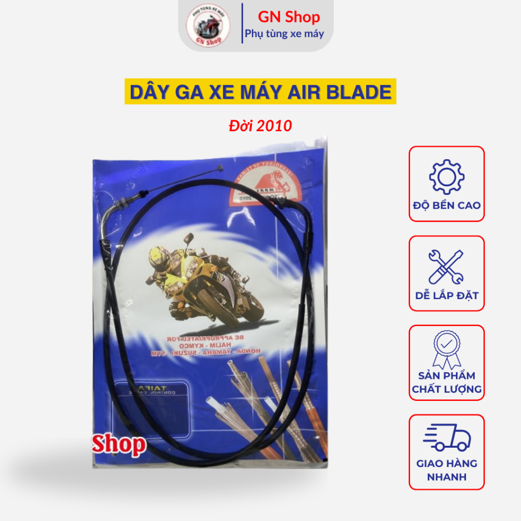 [HỎA TỐC] Dây Ga Xe Máy Air Blade (Đời 2010) Của Mars One - GN Shop