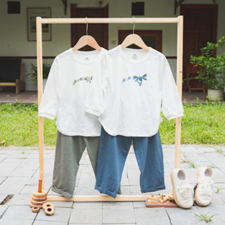 Bộ dài tay thu đông cổ tròn chất cotton cao cấp - BCT110407