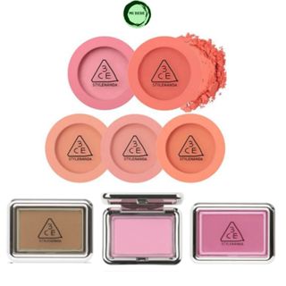 Phấn Má Hồng 3CE Stylenanda Mood Recipe Face Blush New Take Face Blusher Youth Pink Rose Beige City Mauve - Mibebe