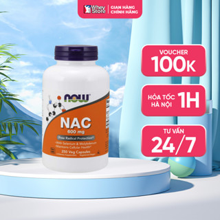 Sản Phẩm Hỗ Trợ Chức Năng Gan NOW NAC 250 Viên Chính Hãng